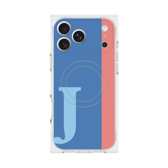 Premium Square Case with MagSafe［ Original - initial color line - J blue ］