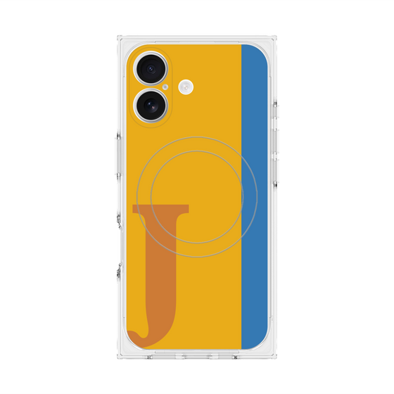 Premium Square Case with MagSafe［ Original - initial color line - J orange ］