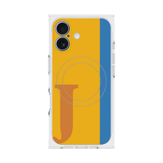 Premium Square Case with MagSafe［ Original - initial color line - J orange ］