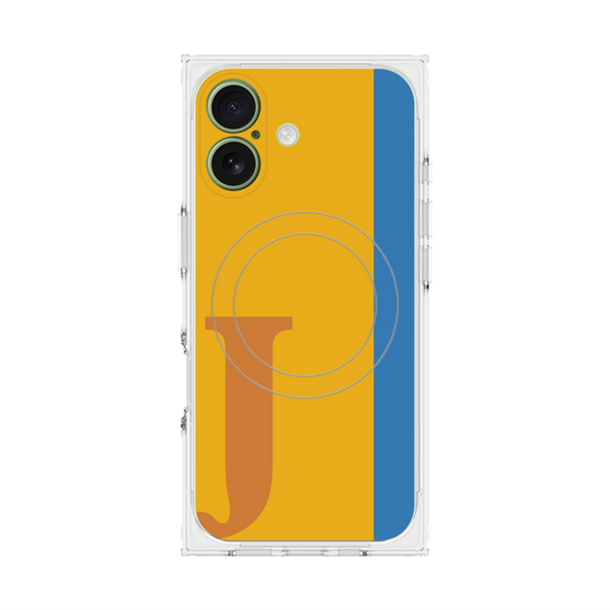 Premium Square Case with MagSafe［ Original - initial color line - J orange ］