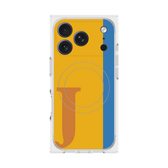 Premium Square Case with MagSafe［ Original - initial color line - J orange ］