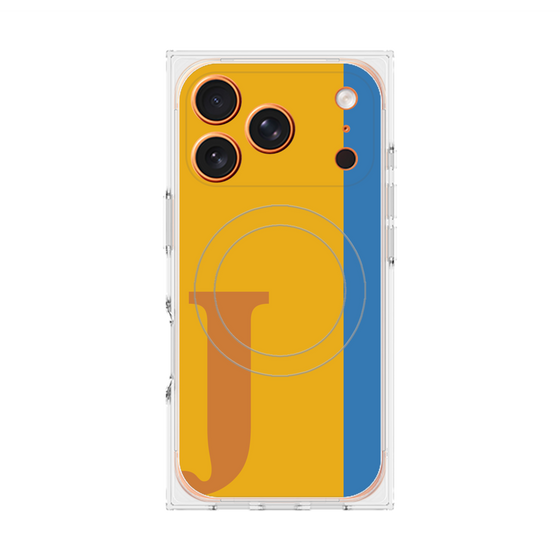 Premium Square Case with MagSafe［ Original - initial color line - J orange ］