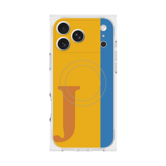 Premium Square Case with MagSafe［ Original - initial color line - J orange ］