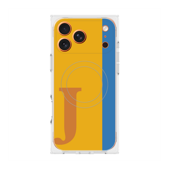 Premium Square Case with MagSafe［ Original - initial color line - J orange ］