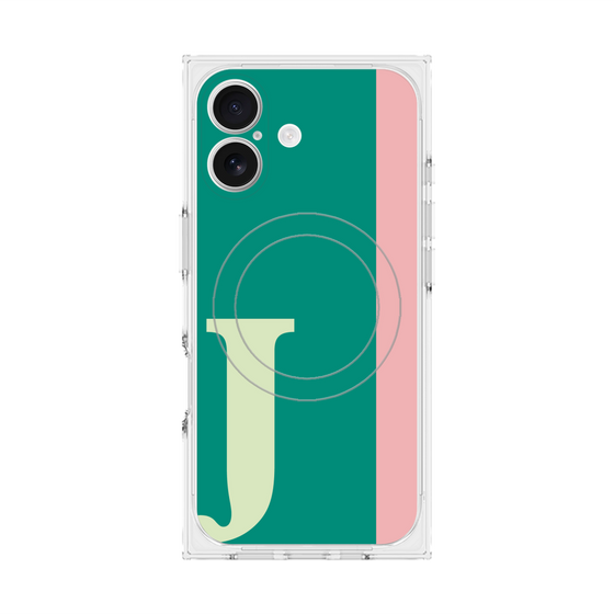 Premium Square Case with MagSafe［ Original - initial color line - J green ］