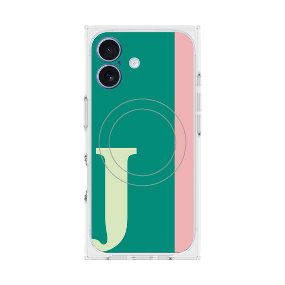 Premium Square Case with MagSafe［ Original - initial color line - J green ］