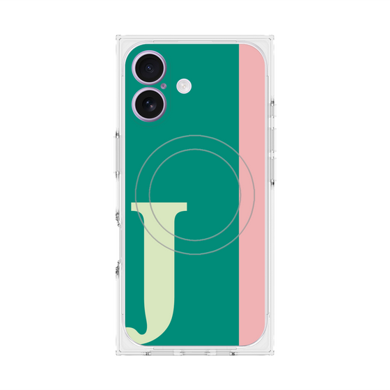 Premium Square Case with MagSafe［ Original - initial color line - J green ］