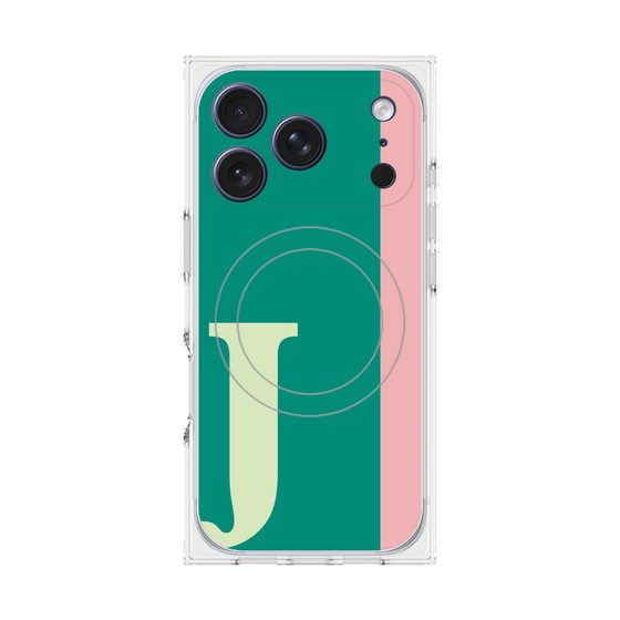 Premium Square Case with MagSafe［ Original - initial color line - J green ］