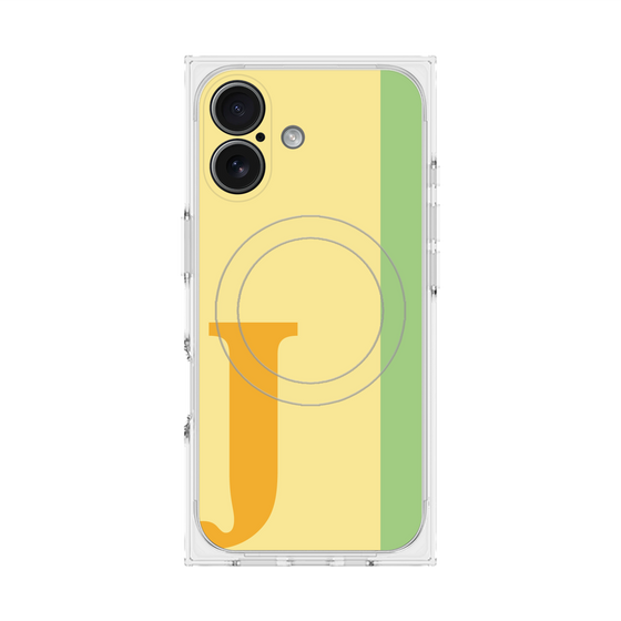 Premium Square Case with MagSafe［ Original - initial color line - J yellow ］