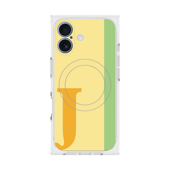 Premium Square Case with MagSafe［ Original - initial color line - J yellow ］