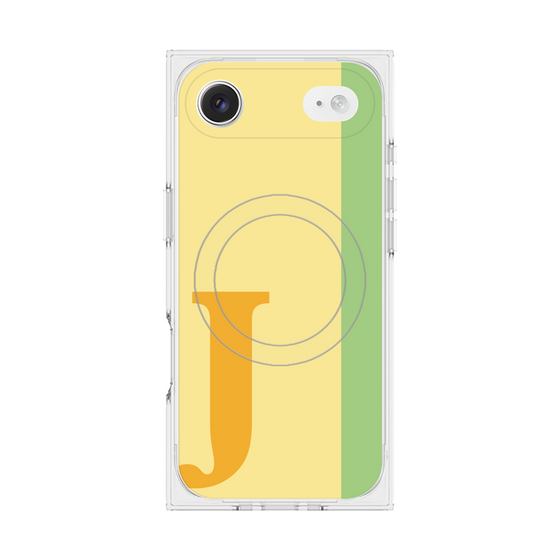 Premium Square Case with MagSafe［ Original - initial color line - J yellow ］