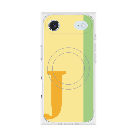 Premium Square Case with MagSafe［ Original - initial color line - J yellow ］