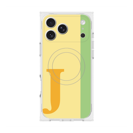 Premium Square Case with MagSafe［ Original - initial color line - J yellow ］