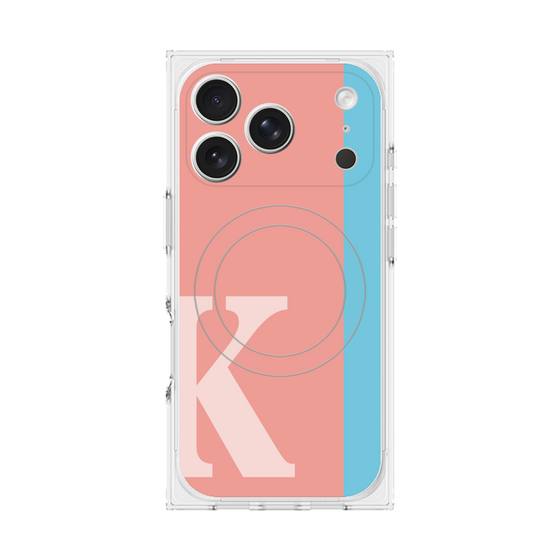 Premium Square Case with MagSafe［ Original - initial color line - K pink ］