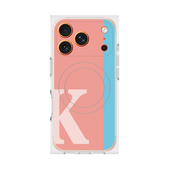 Premium Square Case with MagSafe［ Original - initial color line - K pink ］