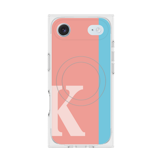 Premium Square Case with MagSafe［ Original - initial color line - K pink ］