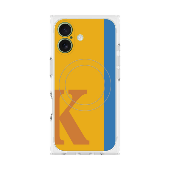 Premium Square Case with MagSafe［ Original - initial color line - K orange ］