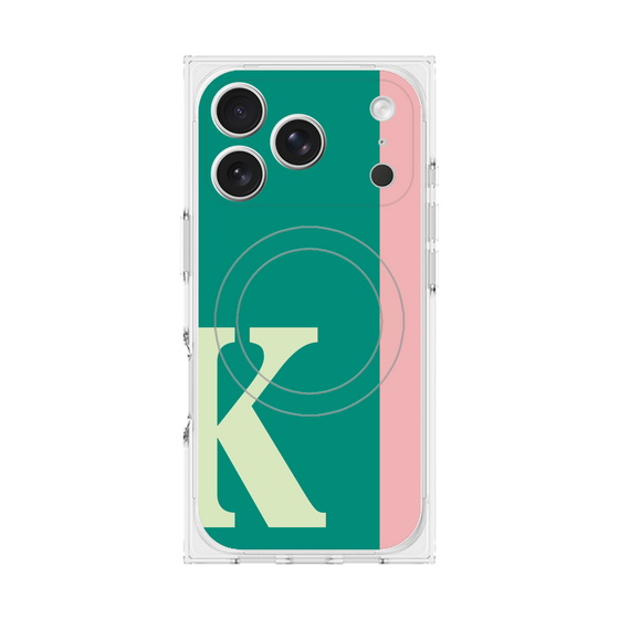 Premium Square Case with MagSafe［ Original - initial color line - K green ］