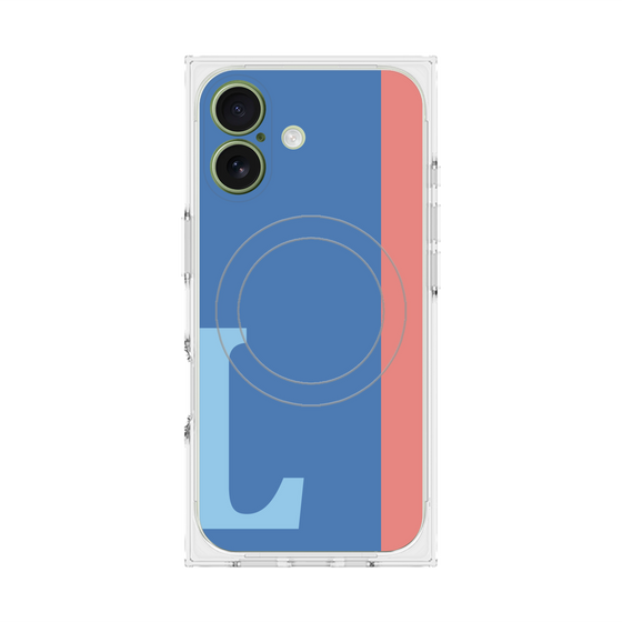 Premium Square Case with MagSafe［ Original - initial color line - L blue ］