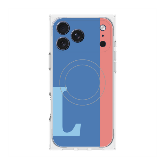 Premium Square Case with MagSafe［ Original - initial color line - L blue ］