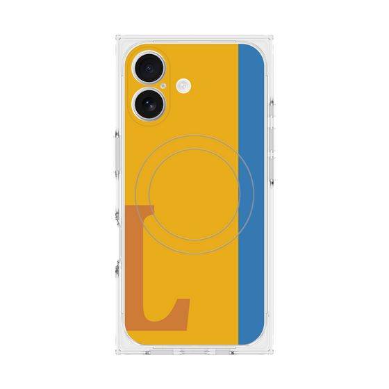 Premium Square Case with MagSafe［ Original - initial color line - L orange ］