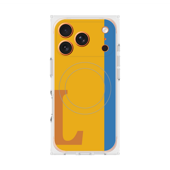 Premium Square Case with MagSafe［ Original - initial color line - L orange ］