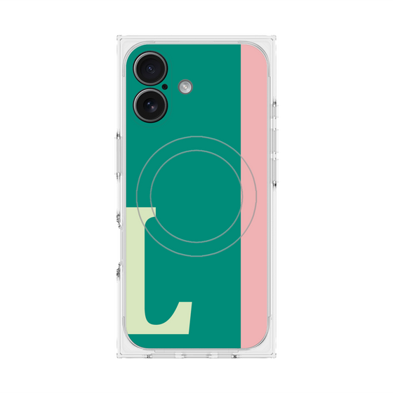 Premium Square Case with MagSafe［ Original - initial color line - L green ］