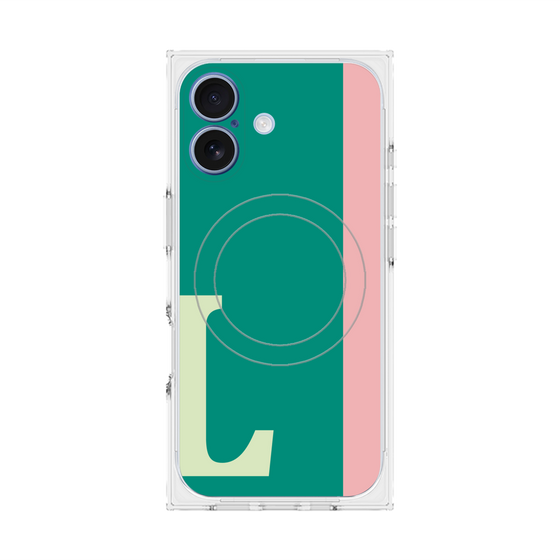 Premium Square Case with MagSafe［ Original - initial color line - L green ］