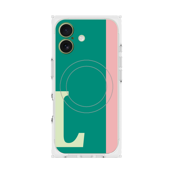 Premium Square Case with MagSafe［ Original - initial color line - L green ］