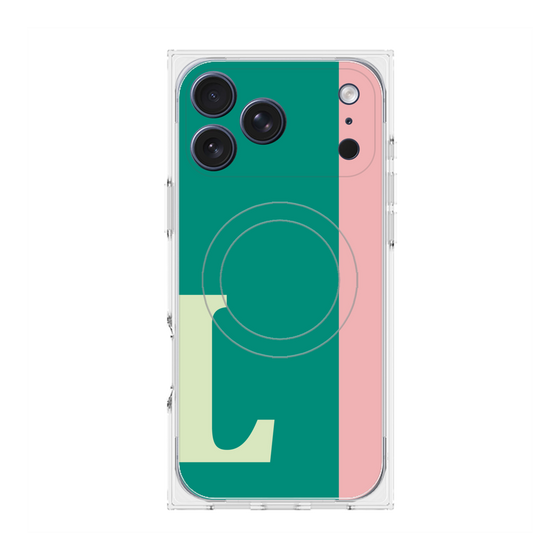 Premium Square Case with MagSafe［ Original - initial color line - L green ］