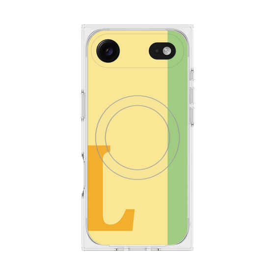 Premium Square Case with MagSafe［ Original - initial color line - L yellow ］