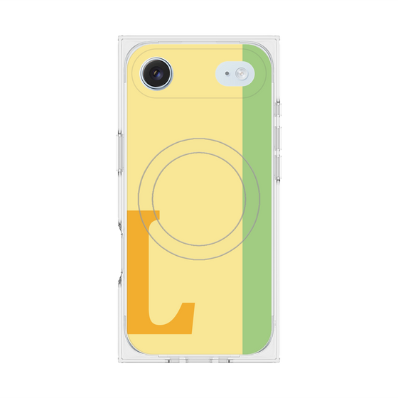 Premium Square Case with MagSafe［ Original - initial color line - L yellow ］