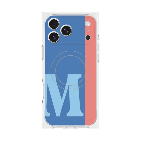 Premium Square Case with MagSafe［ Original - initial color line - M blue ］