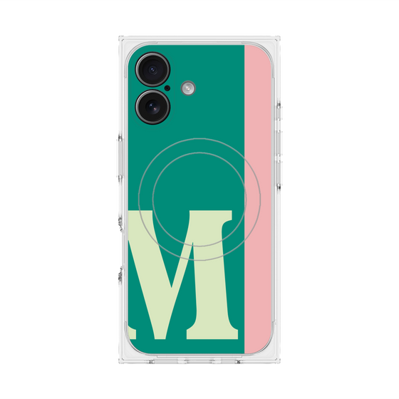 Premium Square Case with MagSafe［ Original - initial color line - M green ］