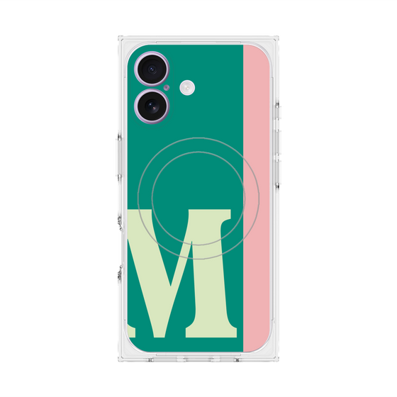 Premium Square Case with MagSafe［ Original - initial color line - M green ］