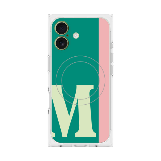 Premium Square Case with MagSafe［ Original - initial color line - M green ］