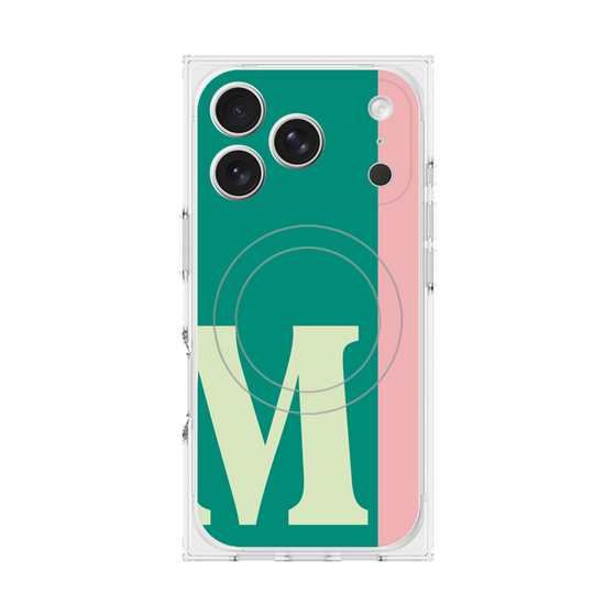 Premium Square Case with MagSafe［ Original - initial color line - M green ］