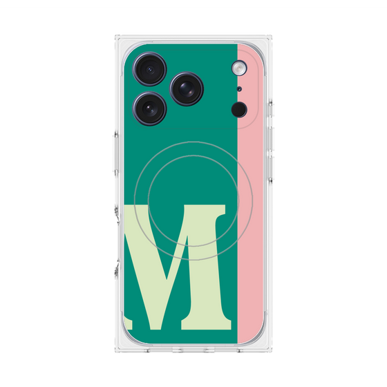 Premium Square Case with MagSafe［ Original - initial color line - M green ］