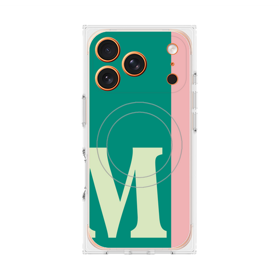 Premium Square Case with MagSafe［ Original - initial color line - M green ］