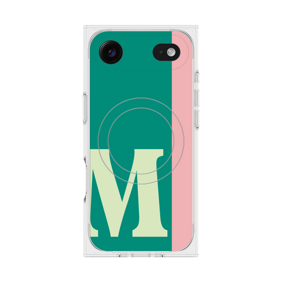 Premium Square Case with MagSafe［ Original - initial color line - M green ］