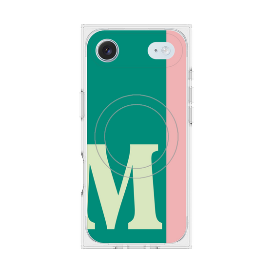 Premium Square Case with MagSafe［ Original - initial color line - M green ］