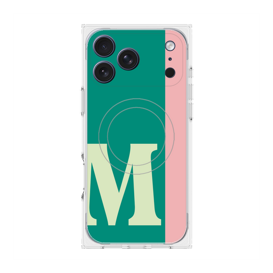 Premium Square Case with MagSafe［ Original - initial color line - M green ］