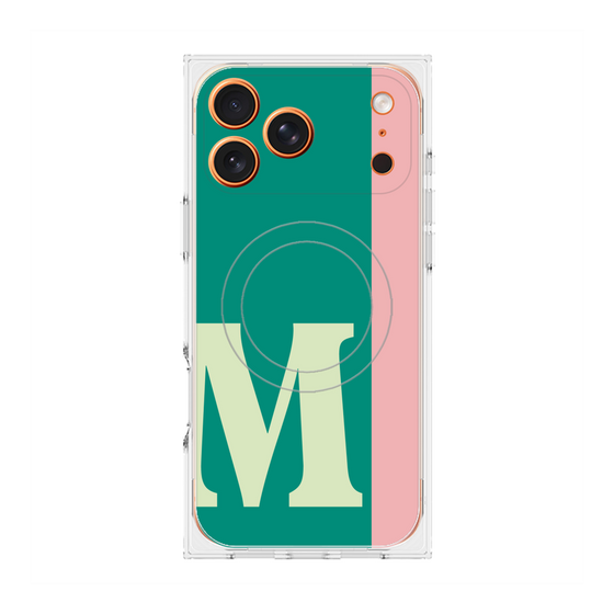 Premium Square Case with MagSafe［ Original - initial color line - M green ］