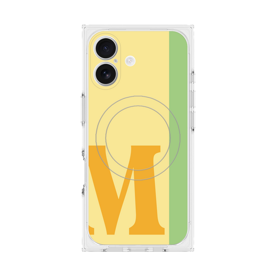 Premium Square Case with MagSafe［ Original - initial color line - M yellow ］