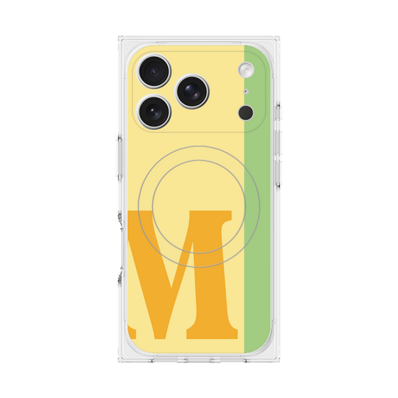 Premium Square Case with MagSafe［ Original - initial color line - M yellow ］