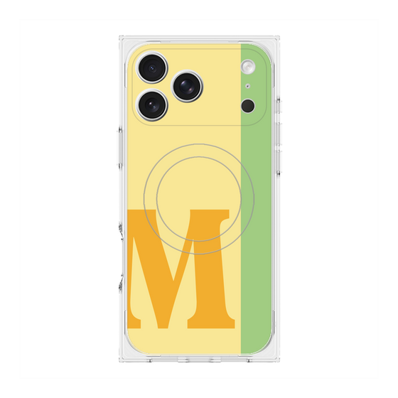 Premium Square Case with MagSafe［ Original - initial color line - M yellow ］