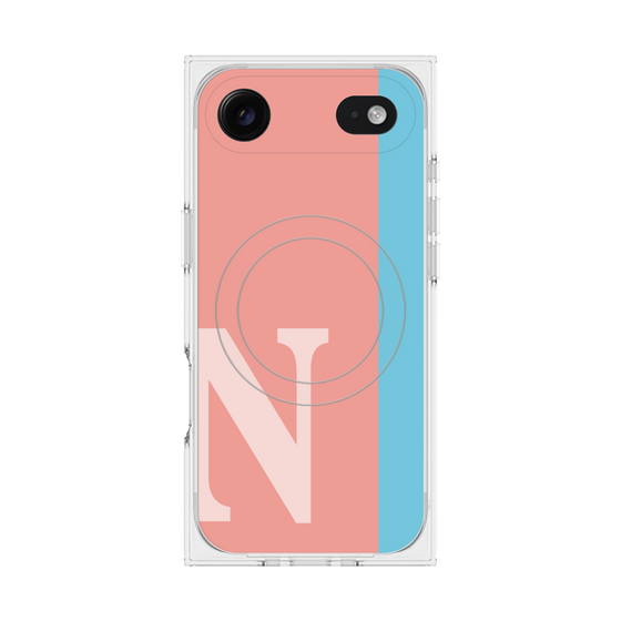 Premium Square Case with MagSafe［ Original - initial color line - N pink ］