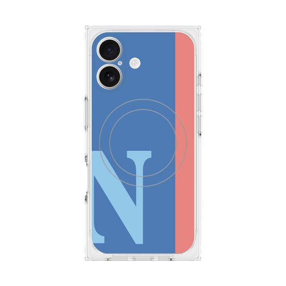 Premium Square Case with MagSafe［ Original - initial color line - N blue ］