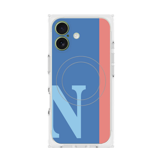 Premium Square Case with MagSafe［ Original - initial color line - N blue ］