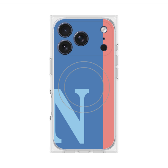 Premium Square Case with MagSafe［ Original - initial color line - N blue ］